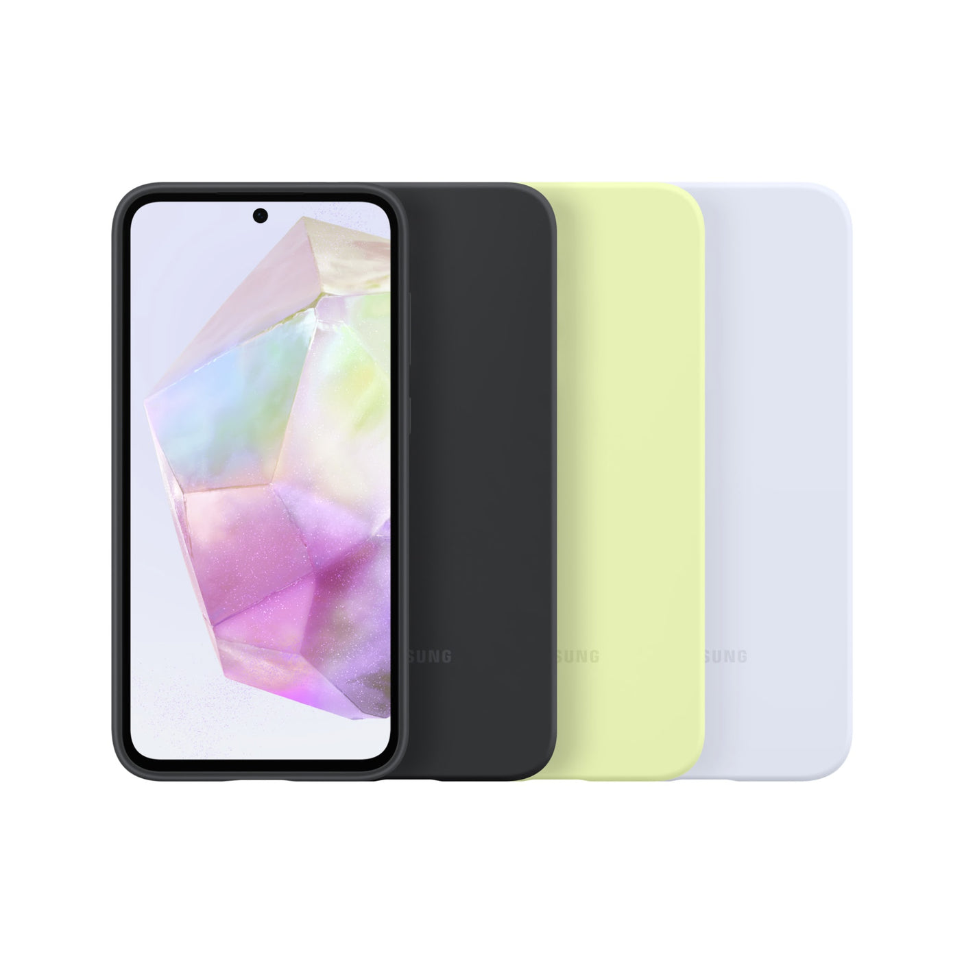 SAMSUNG Custodia in Silicone Galaxy A35 5G Lime