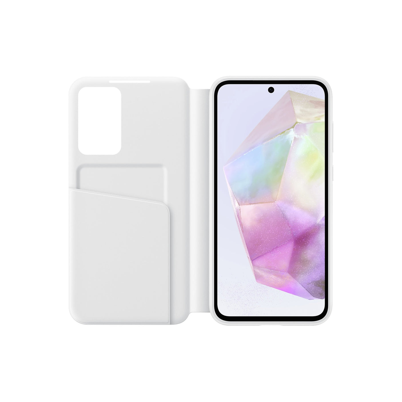 SAMSUNG Custodia Smart View Wallet Galaxy A35 5G White
