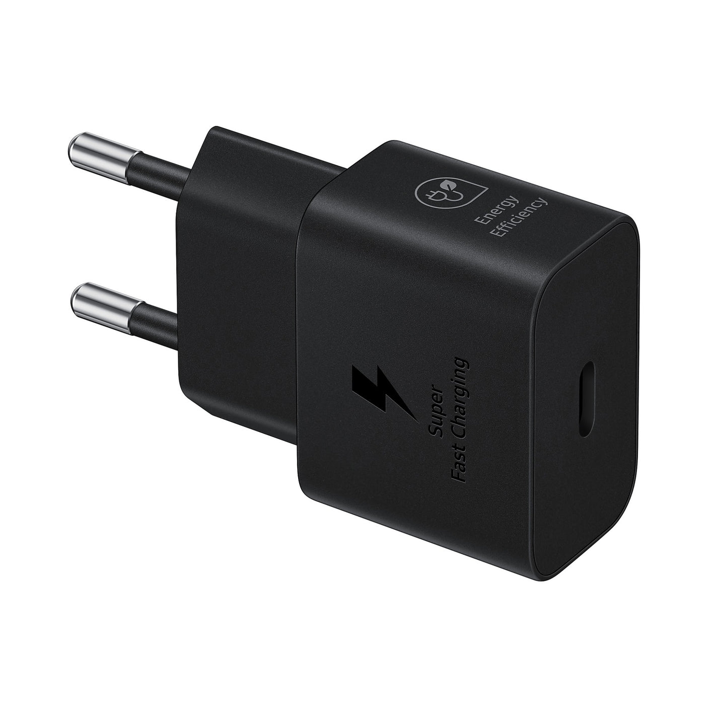 SAMSUNG Caricabatterie Super Fast Charging (25W) con cavo da USB Type-C a USB Type-C Black
