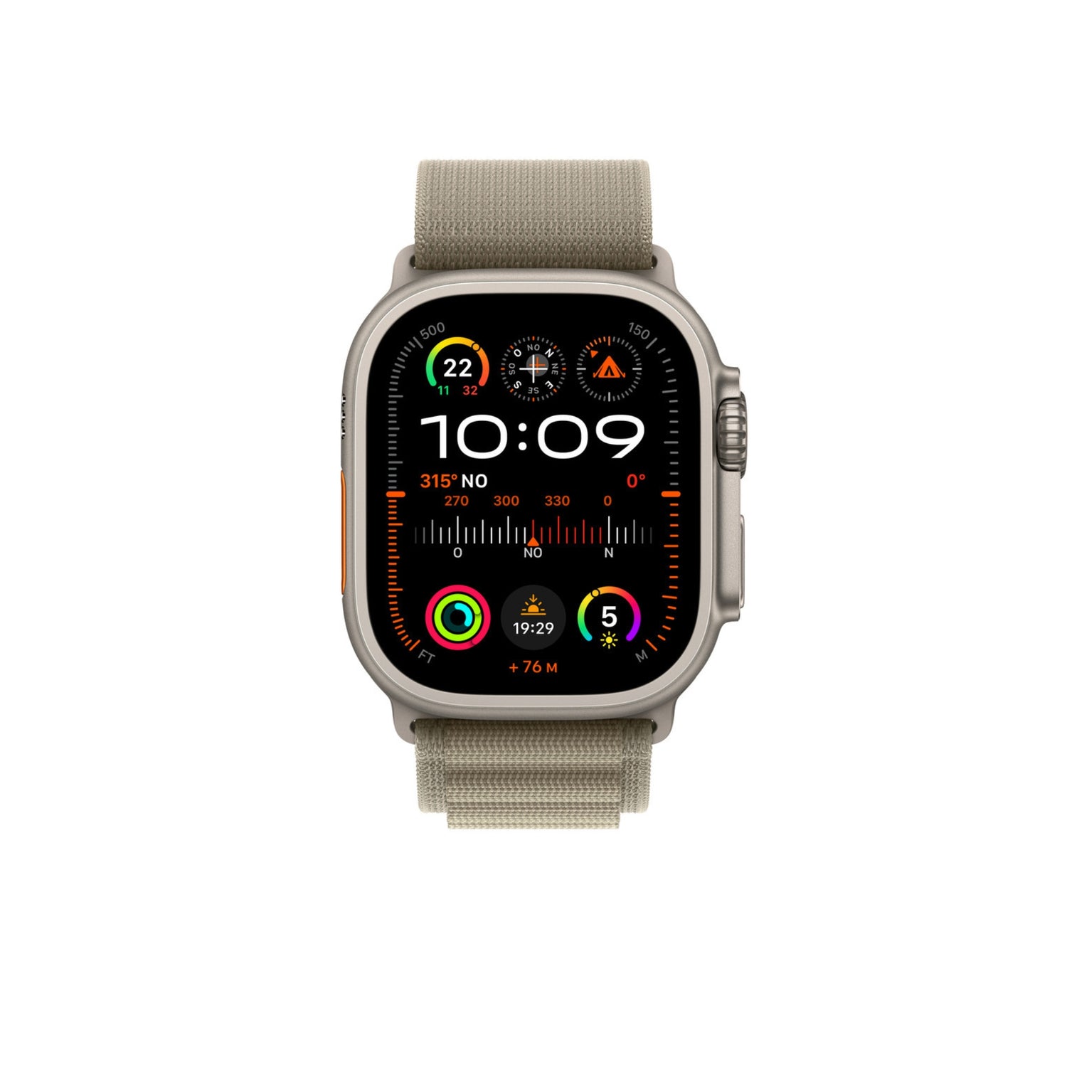 APPLE Alpine Loop oliva (49 mm) - Small