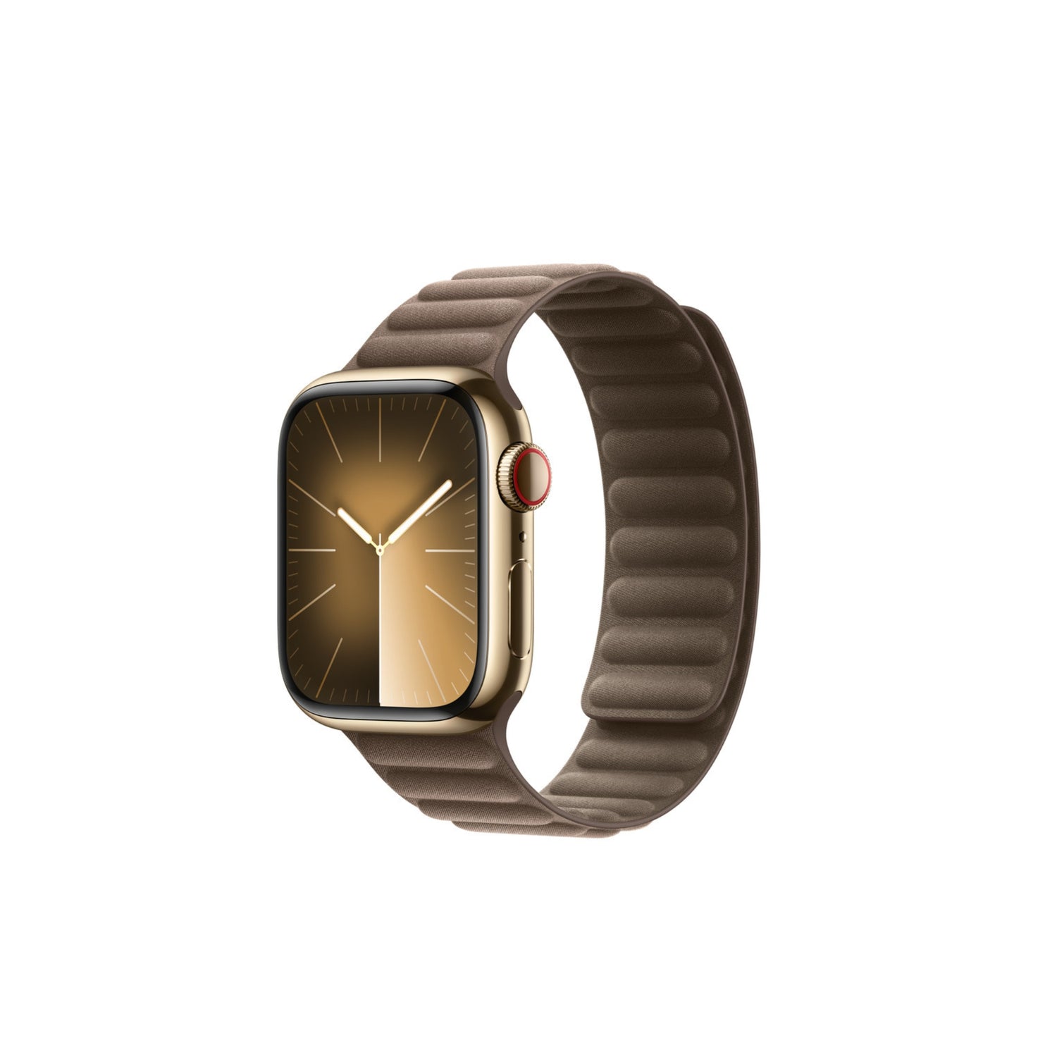 APPLE Cinturino a maglie magnetico grigio talpa (41 mm) - M/L