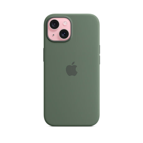 APPLE Custodia MagSafe in silicone per iPhone 15 Plus - Cipresso