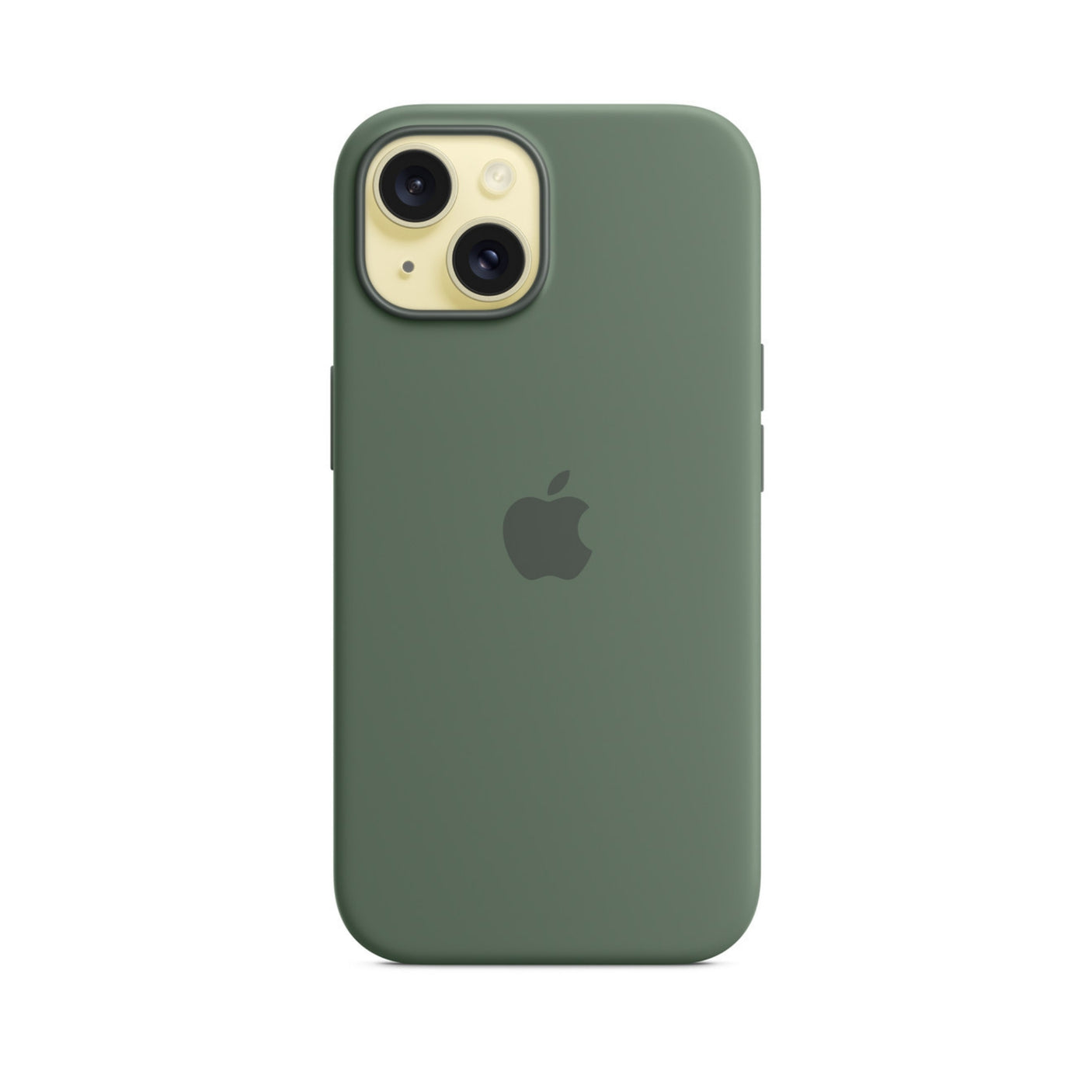 APPLE Custodia MagSafe in silicone per iPhone 15 Plus - Cipresso