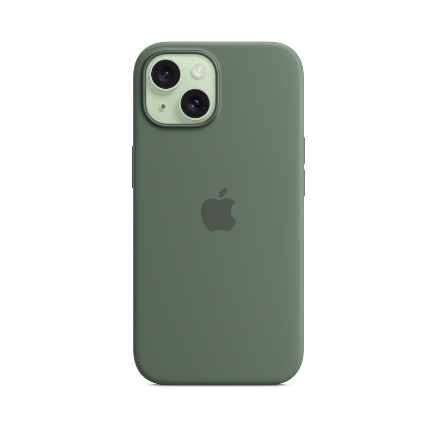 APPLE Custodia MagSafe in silicone per iPhone 15 Plus - Cipresso