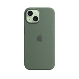 APPLE Custodia MagSafe in silicone per iPhone 15 Plus - Cipresso