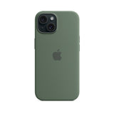 APPLE Custodia MagSafe in silicone per iPhone 15 Plus - Cipresso