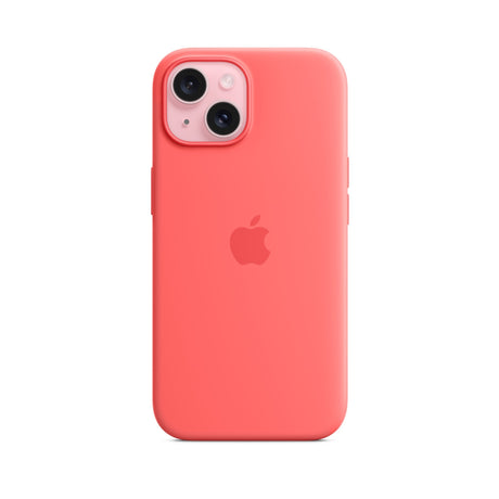 APPLE Custodia MagSafe in silicone per iPhone 15 Plus - Guava
