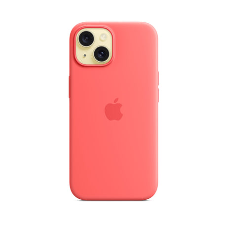 APPLE Custodia MagSafe in silicone per iPhone 15 Plus - Guava