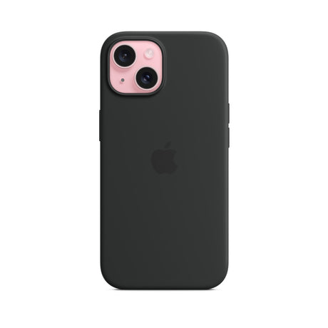 APPLE Custodia MagSafe in silicone per iPhone 15 Plus - Nero