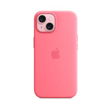 APPLE Custodia MagSafe in silicone per iPhone 15 Plus - Rosa