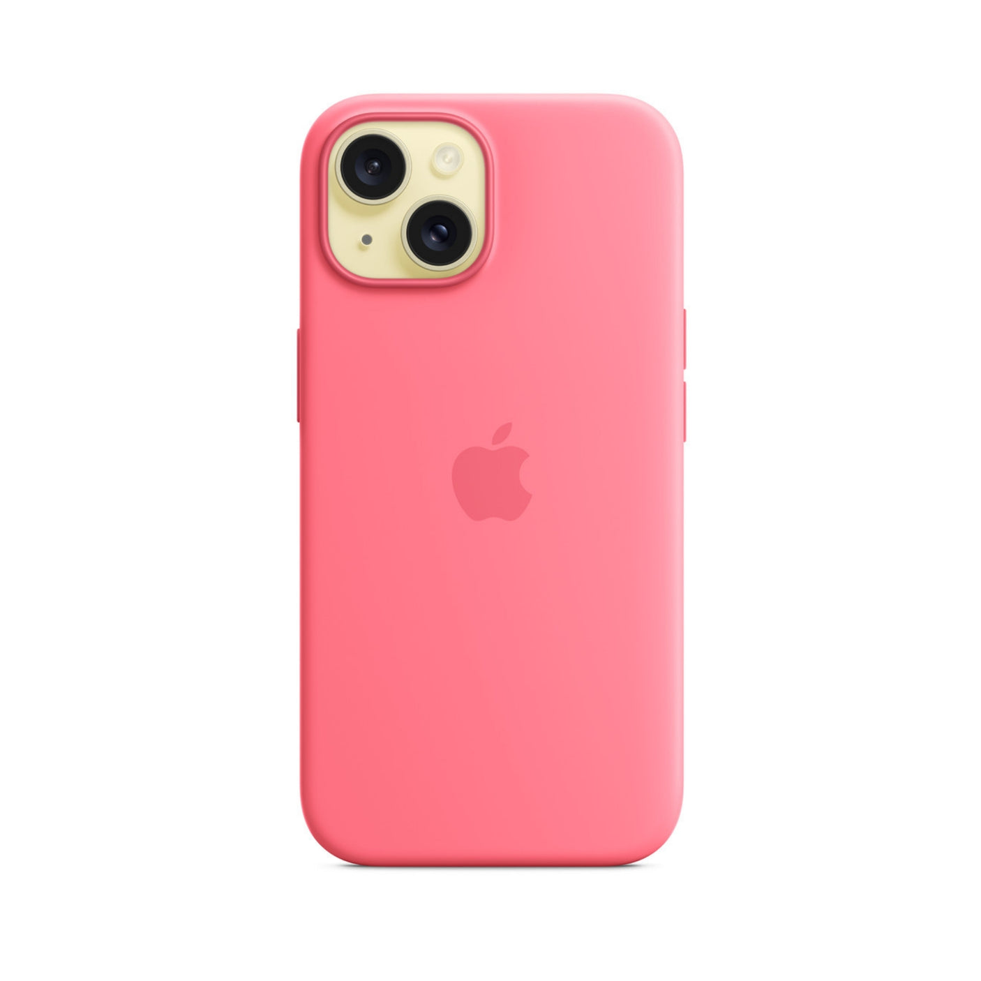 APPLE Custodia MagSafe in silicone per iPhone 15 Plus - Rosa