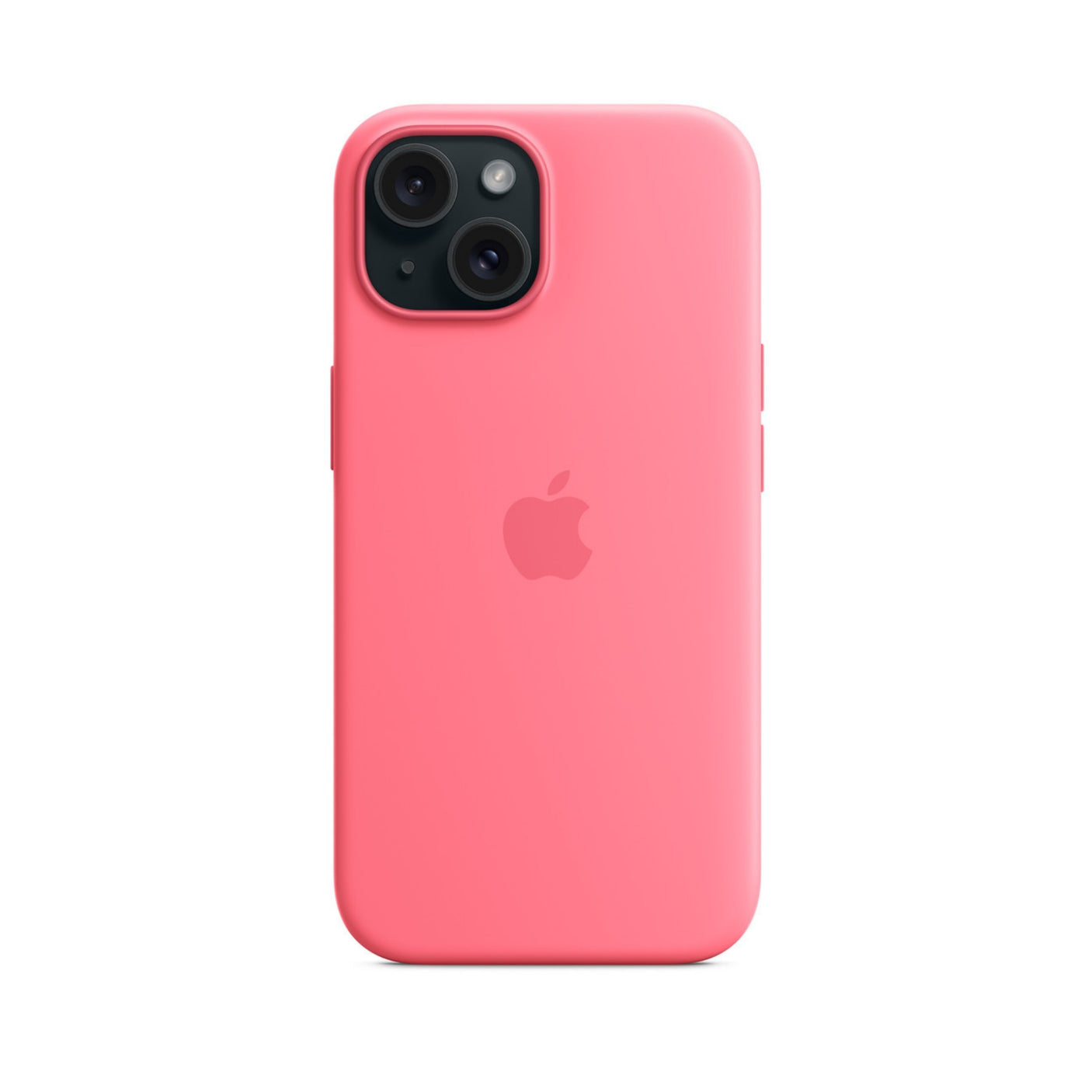 APPLE Custodia MagSafe in silicone per iPhone 15 Plus - Rosa