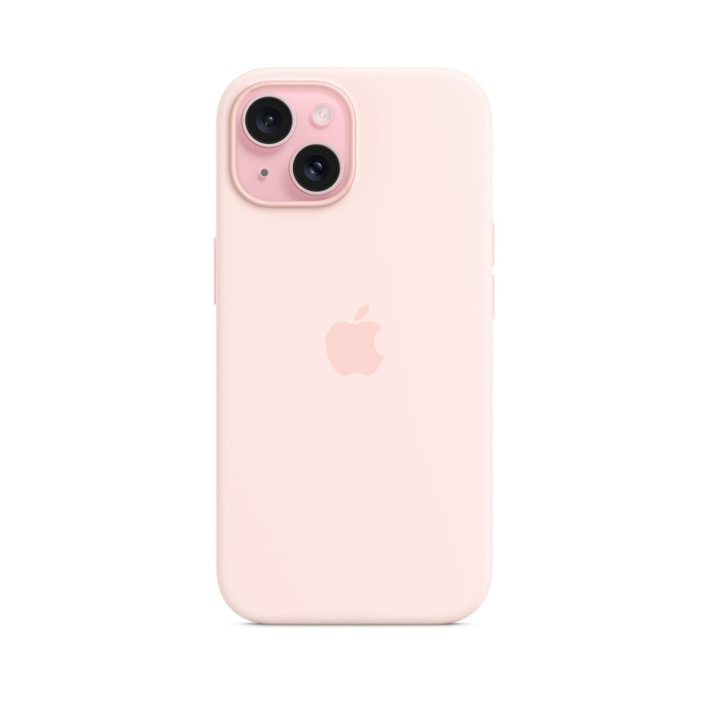 APPLE Custodia MagSafe in silicone per iPhone 15 Plus - Rosa confetto