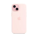 APPLE Custodia MagSafe in silicone per iPhone 15 Plus - Rosa confetto