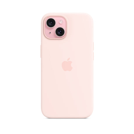 APPLE Custodia MagSafe in silicone per iPhone 15 Plus - Rosa confetto