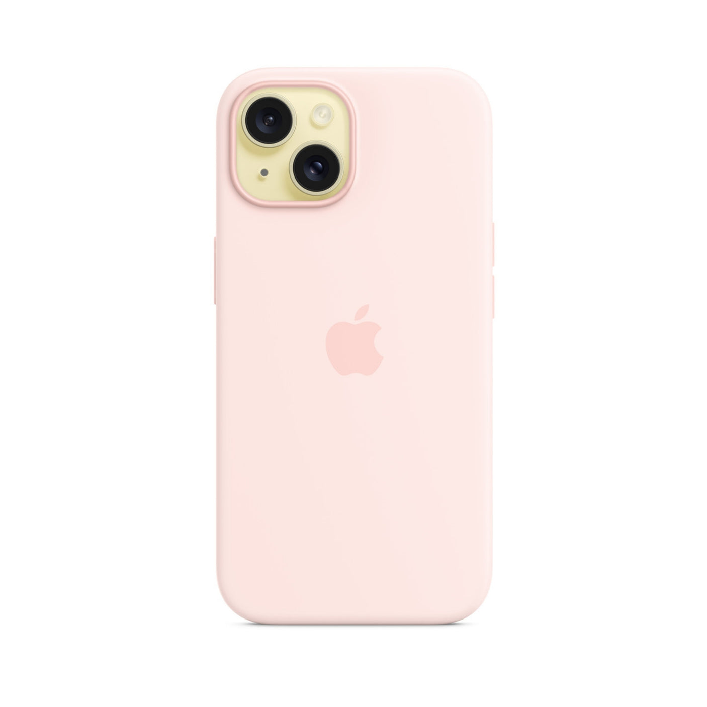 APPLE Custodia MagSafe in silicone per iPhone 15 Plus - Rosa confetto