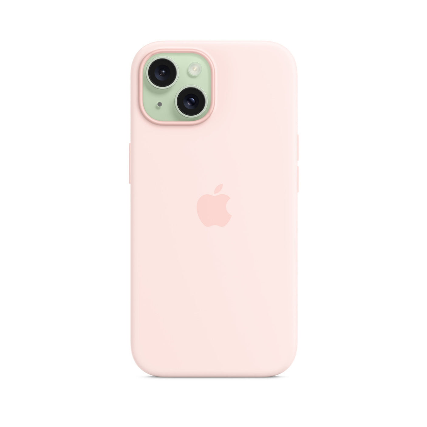 APPLE Custodia MagSafe in silicone per iPhone 15 Plus - Rosa confetto