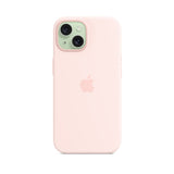 APPLE Custodia MagSafe in silicone per iPhone 15 Plus - Rosa confetto