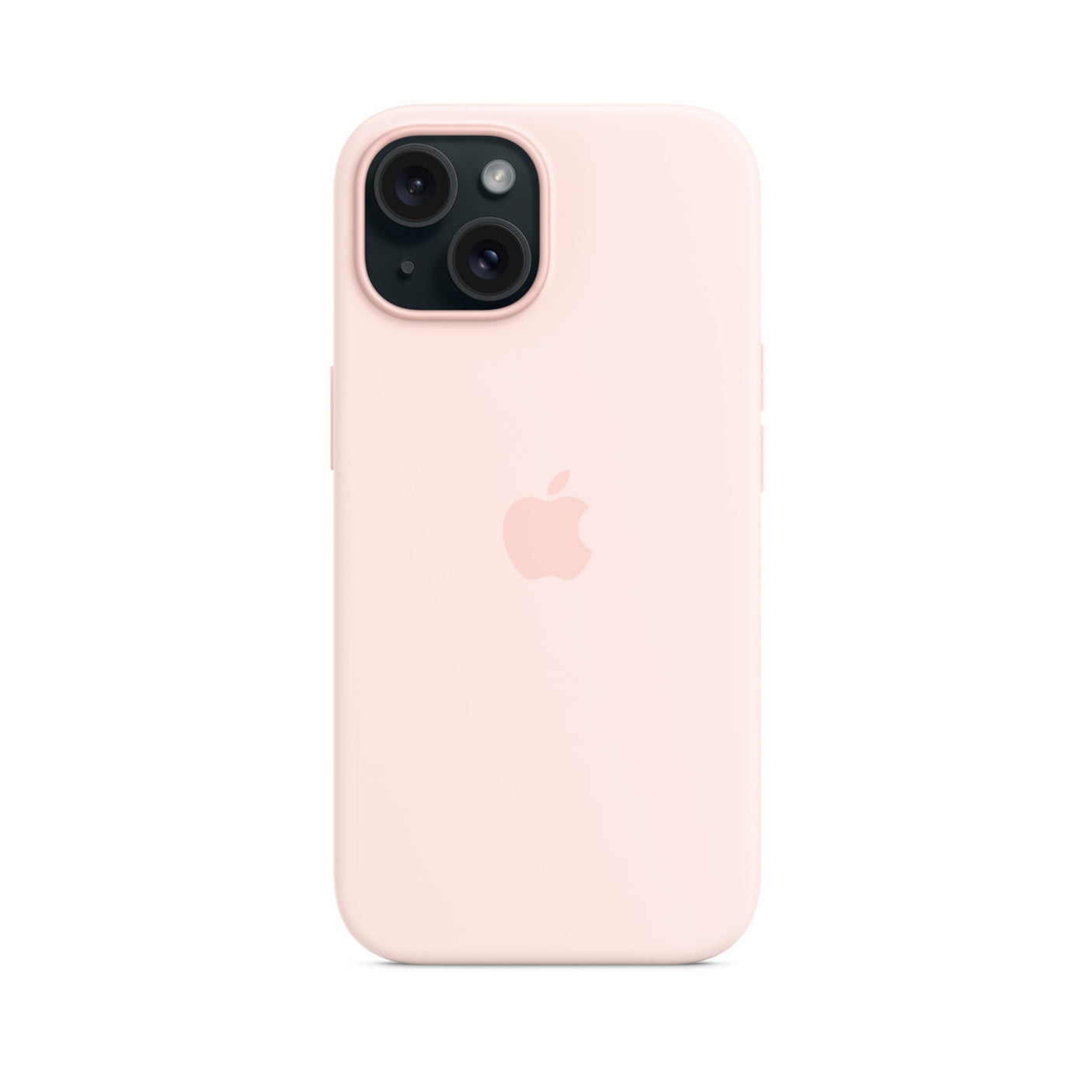 APPLE Custodia MagSafe in silicone per iPhone 15 Plus - Rosa confetto