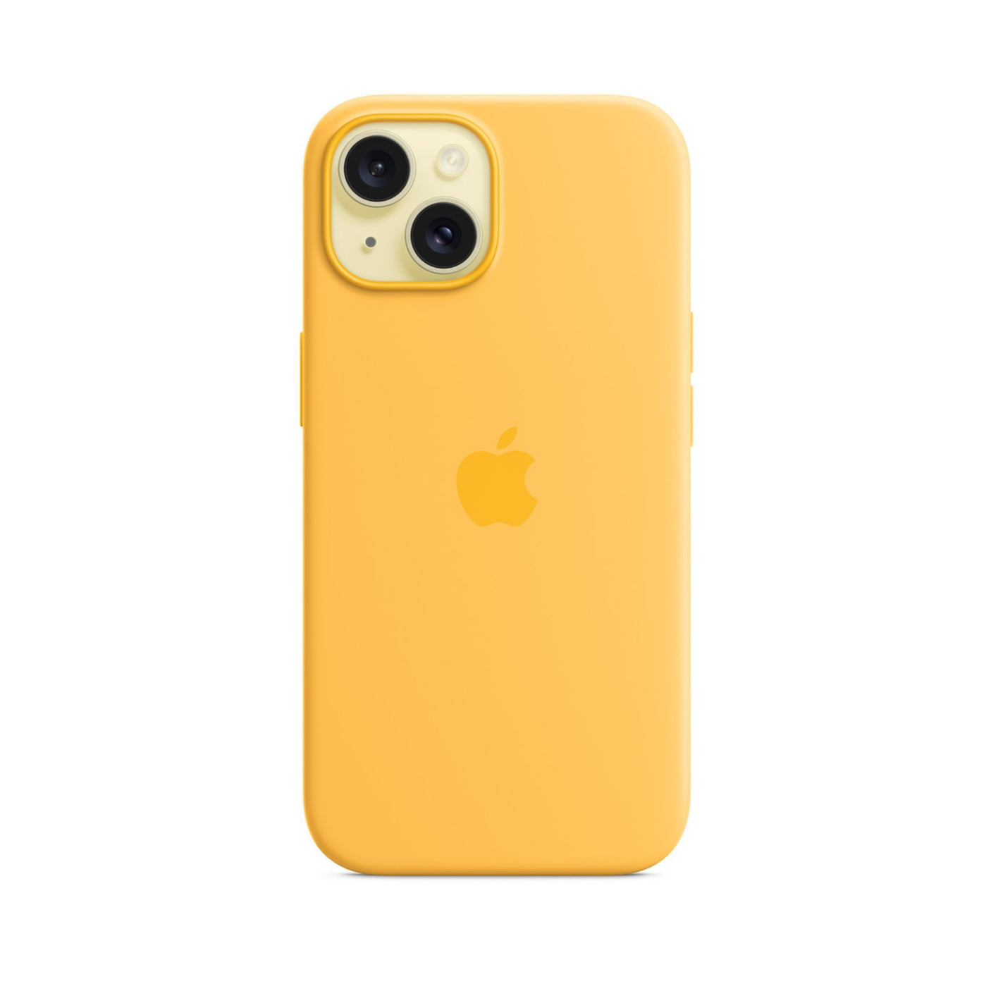 APPLE Custodia MagSafe in silicone per iPhone 15 Plus - Sole