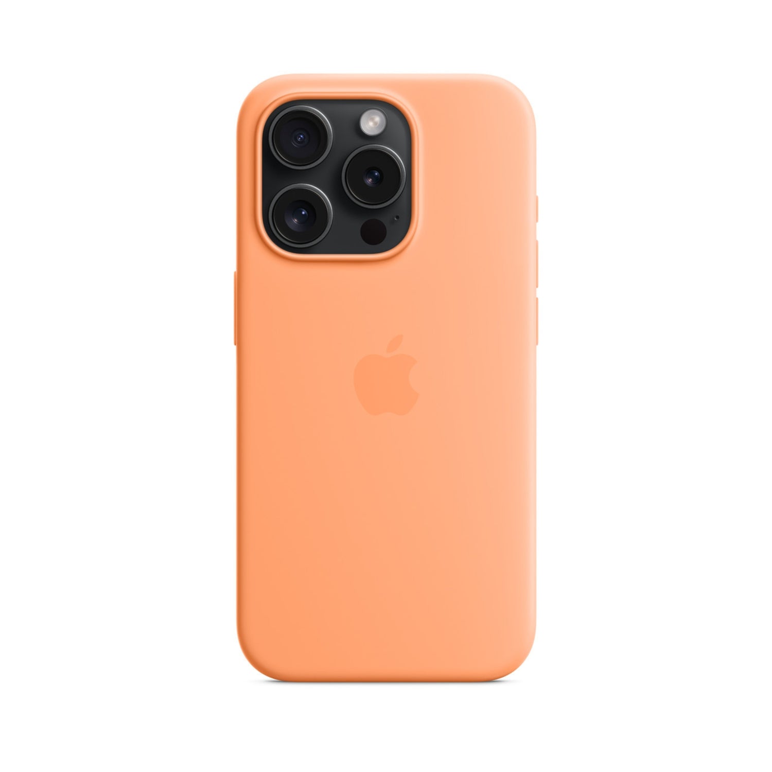 APPLE Custodia MagSafe in silicone per iPhone 15 Pro - Aranciata