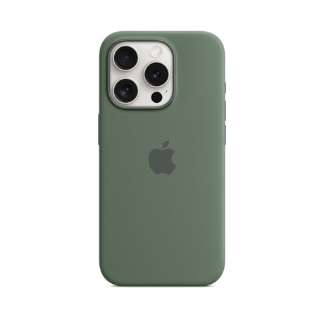 APPLE Custodia MagSafe in silicone per iPhone 15 Pro - Cipresso