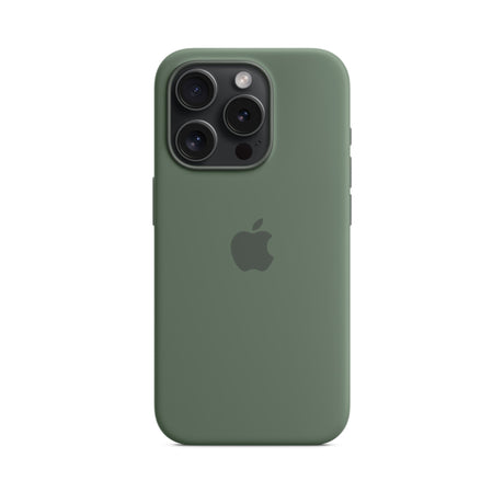 APPLE Custodia MagSafe in silicone per iPhone 15 Pro - Cipresso