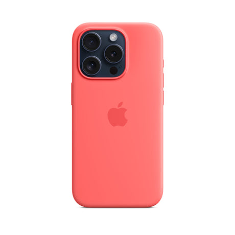 APPLE Custodia MagSafe in silicone per iPhone 15 Pro - Guava