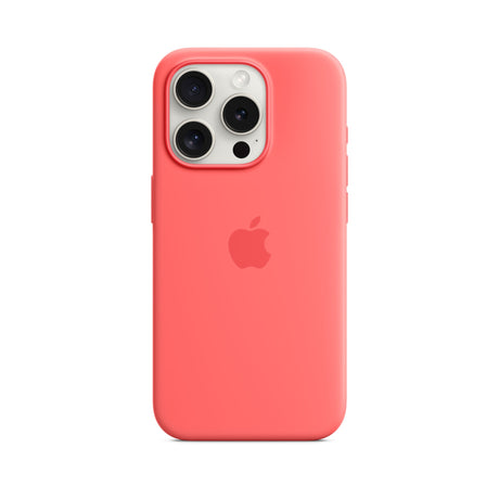 APPLE Custodia MagSafe in silicone per iPhone 15 Pro - Guava