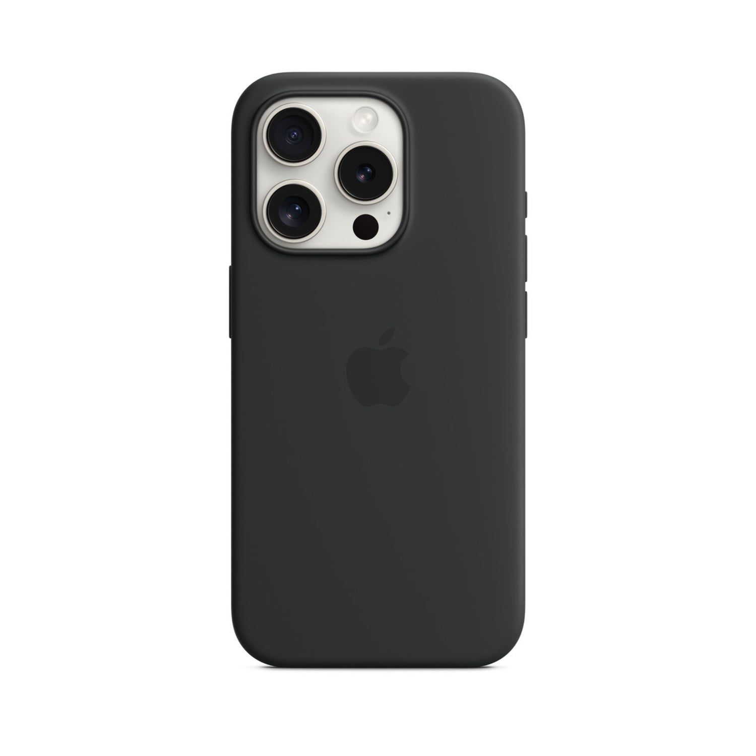 APPLE Custodia MagSafe in silicone per iPhone 15 Pro - Nero