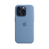 APPLE Custodia MagSafe in silicone per iPhone 15 Pro Max - Blu inverno