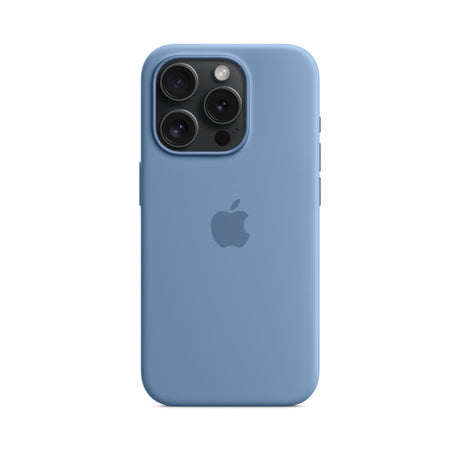 APPLE Custodia MagSafe in silicone per iPhone 15 Pro Max - Blu inverno