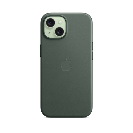 APPLE Custodia MagSafe in tessuto FineWoven per iPhone 15 - Sempreverde