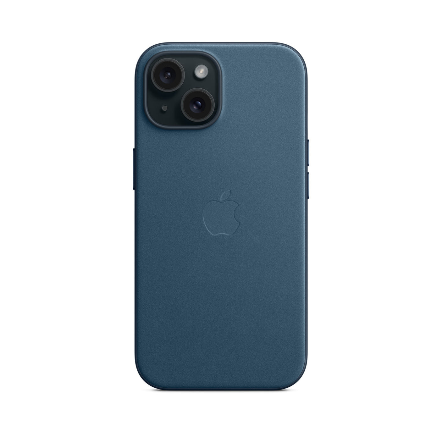 APPLE Custodia MagSafe in tessuto FineWoven per iPhone 15 Plus - Blu Pacifico