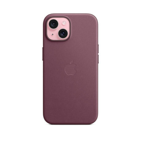 APPLE Custodia MagSafe in tessuto FineWoven per iPhone 15 Plus - Gelso