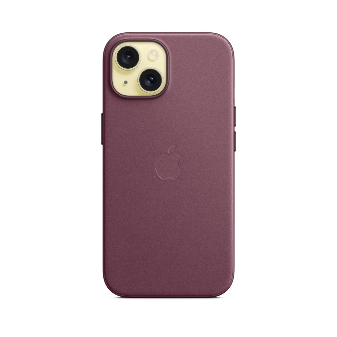 APPLE Custodia MagSafe in tessuto FineWoven per iPhone 15 Plus - Gelso