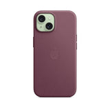 APPLE Custodia MagSafe in tessuto FineWoven per iPhone 15 Plus - Gelso