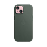 APPLE Custodia MagSafe in tessuto FineWoven per iPhone 15 Plus - Sempreverde