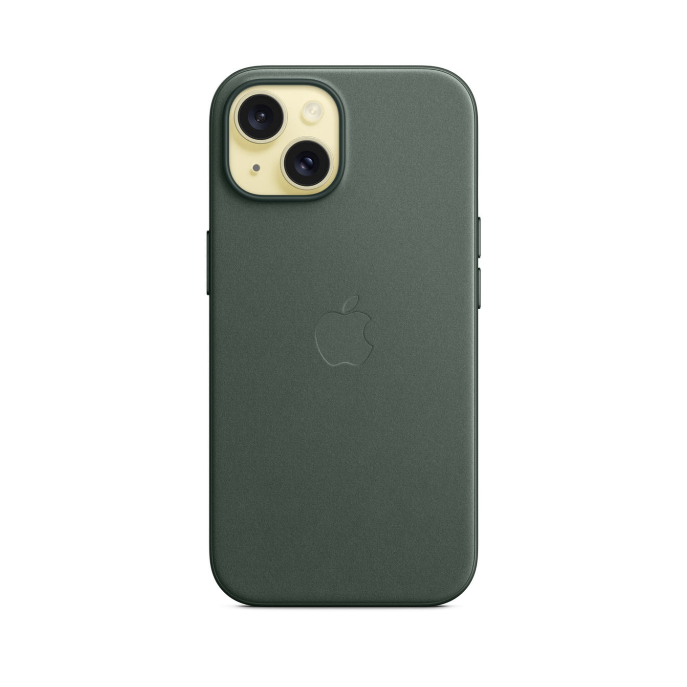 APPLE Custodia MagSafe in tessuto FineWoven per iPhone 15 Plus - Sempreverde