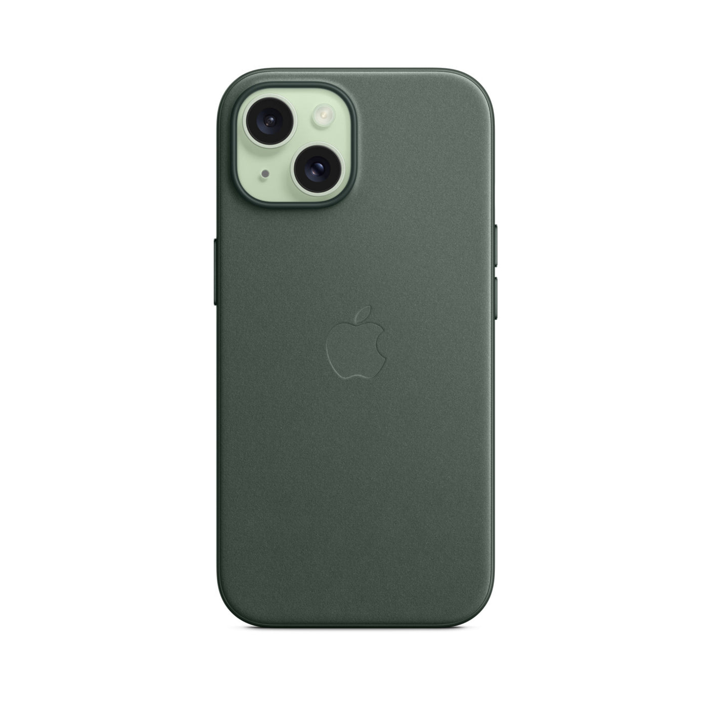 APPLE Custodia MagSafe in tessuto FineWoven per iPhone 15 Plus - Sempreverde