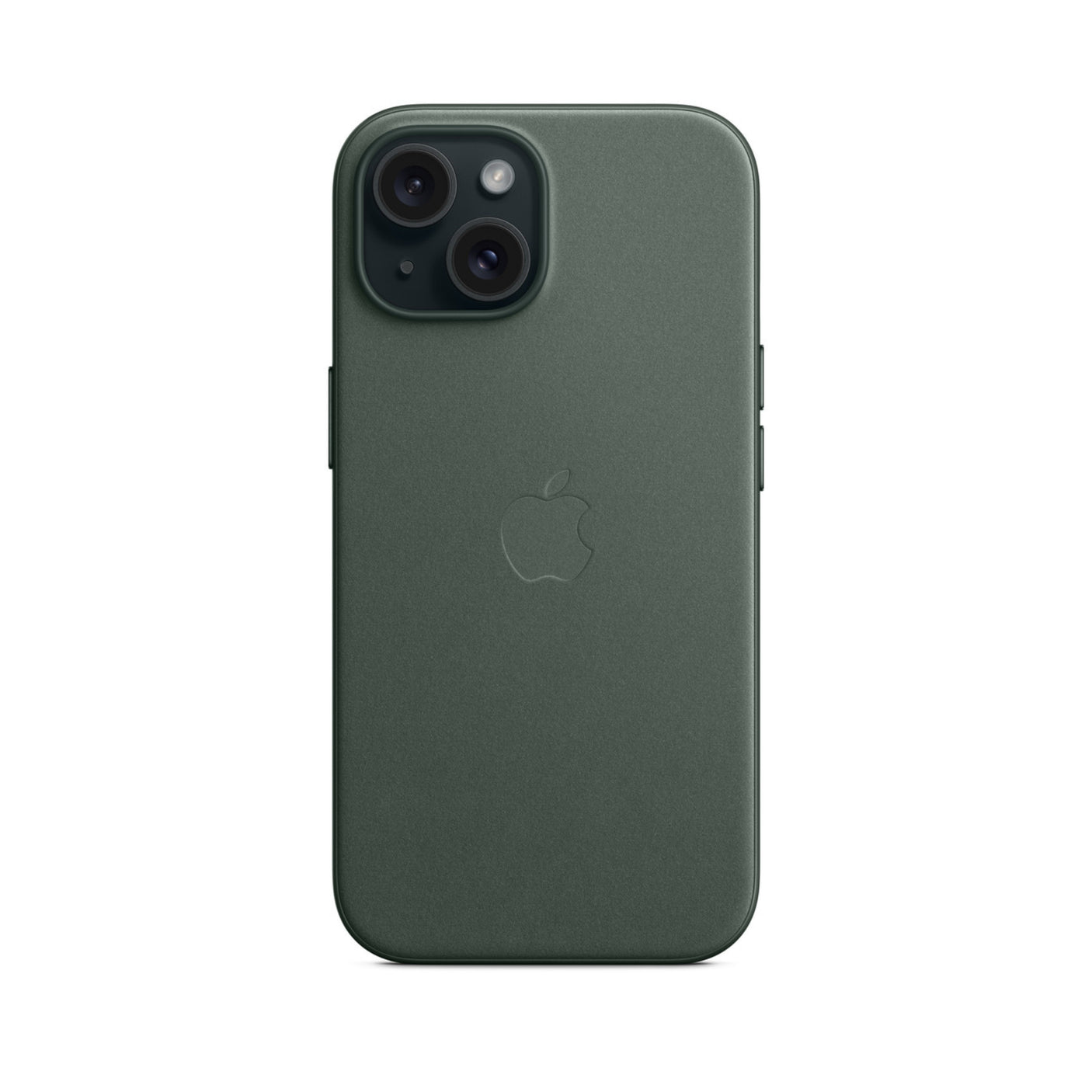 APPLE Custodia MagSafe in tessuto FineWoven per iPhone 15 Plus - Sempreverde