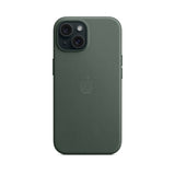 APPLE Custodia MagSafe in tessuto FineWoven per iPhone 15 Plus - Sempreverde
