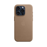 APPLE Custodia MagSafe in tessuto FineWoven per iPhone 15 Pro - Grigio talpa