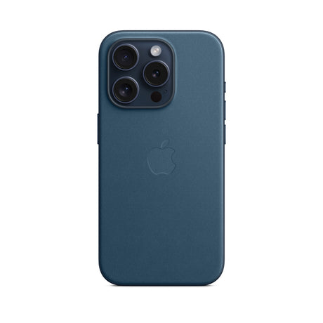 APPLE Custodia MagSafe in tessuto FineWoven per iPhone 15 Pro Max - Blu Pacifico
