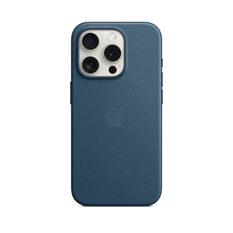 APPLE Custodia MagSafe in tessuto FineWoven per iPhone 15 Pro Max - Blu Pacifico