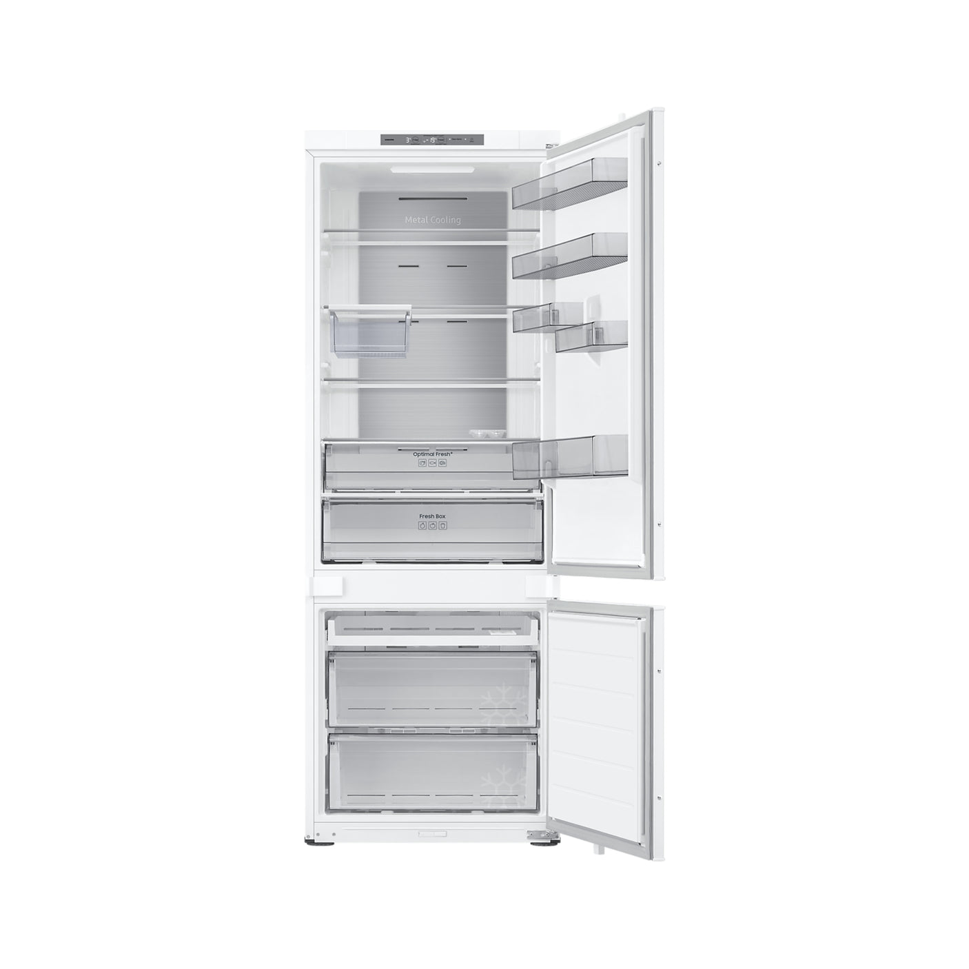 SAMSUNG Frigorifero Combinato da Incasso F1RST 75 AI Total No Frost 389L White (BRB38G705DWWEF)