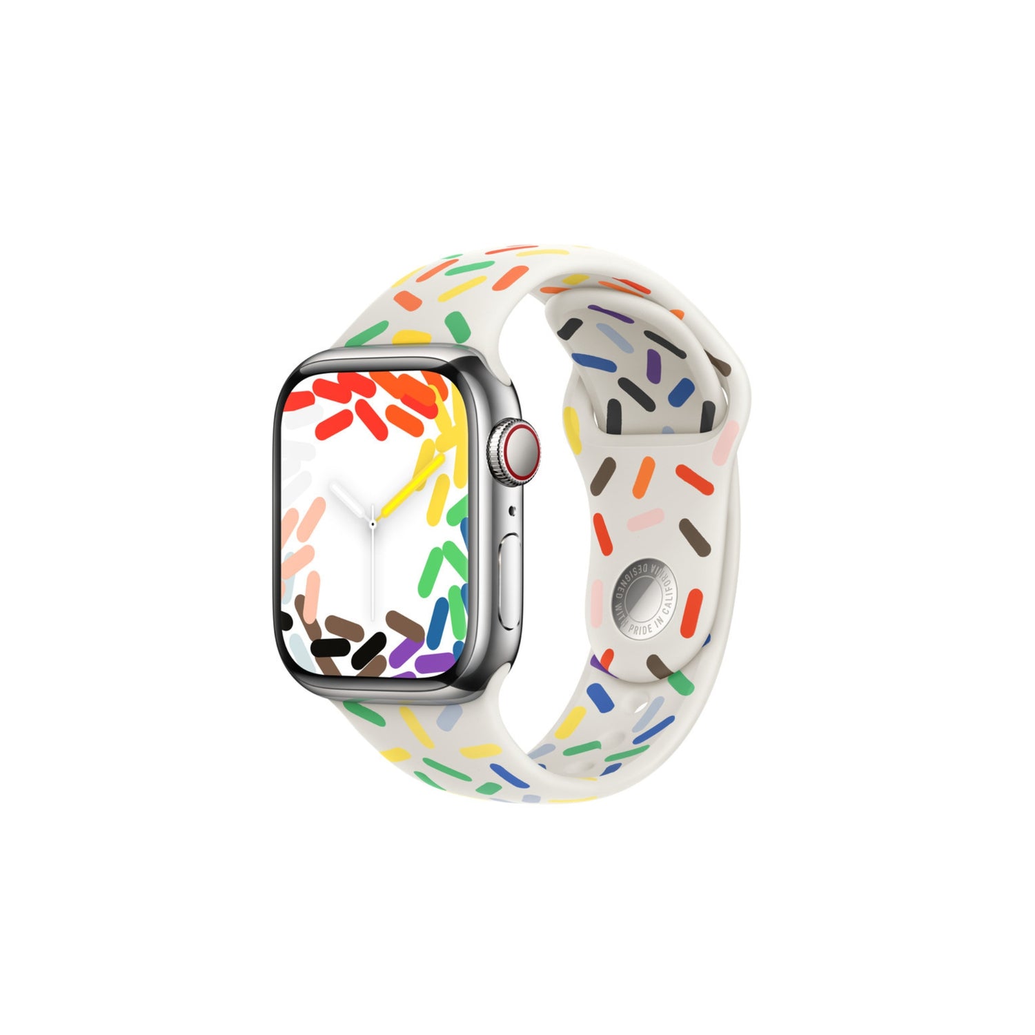 APPLE Cinturino Sport Pride Edition (45 mm) - M/L
