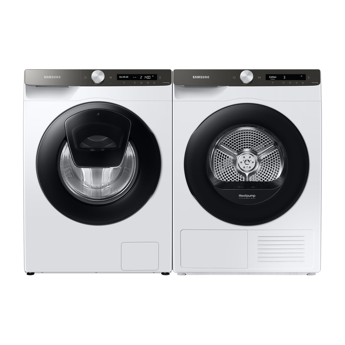 SAMSUNG Asciugatrice Ai Control Optimal Dry 9 Kg DV90T5240AT White