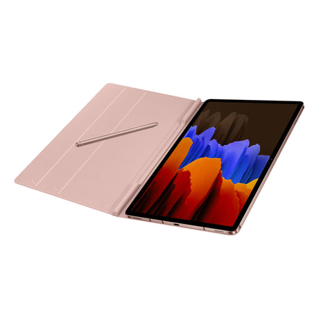 SAMSUNG Galaxy Tab S7+ Book Cover Mystic Bronze
