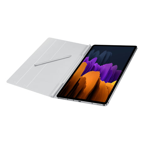 SAMSUNG Galaxy Tab S7+ Book Cover Mystic Silver